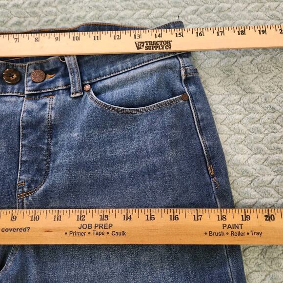 Soft Surroundings Jeans Medium Blue The Ultimate Denim Relaxed Straight - Picture 8 of 12